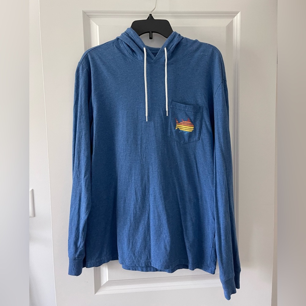 Southern Tide Hooded, Long Sleeve Tee -Size Medium